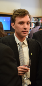 Samuel Lindan after presenting his research on Leon Battista Alberti